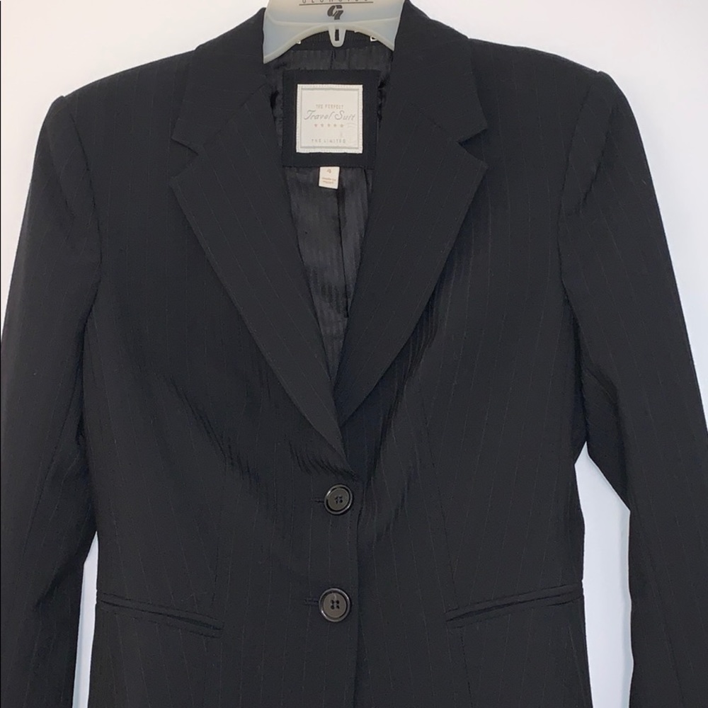 Like New Black Blazer with dbl buttons